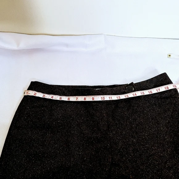 NWT Harold's brand "Harold in Tweed" Plus-size 14 wool silk blend wide leg pants - Picture 2 of 11